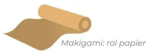 Makigami rol papier